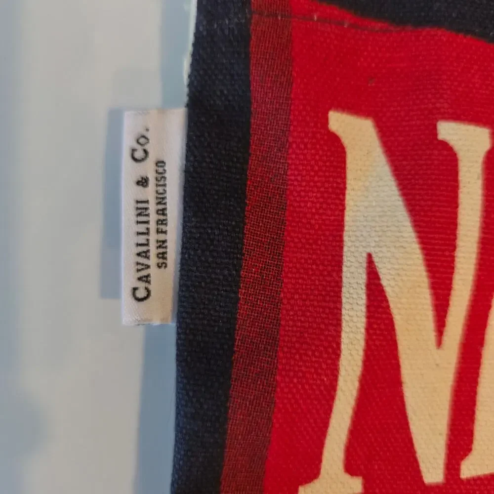 Cavallini & Co New York City Vintage Pennant Canvas Tote Bag Graphic Travel